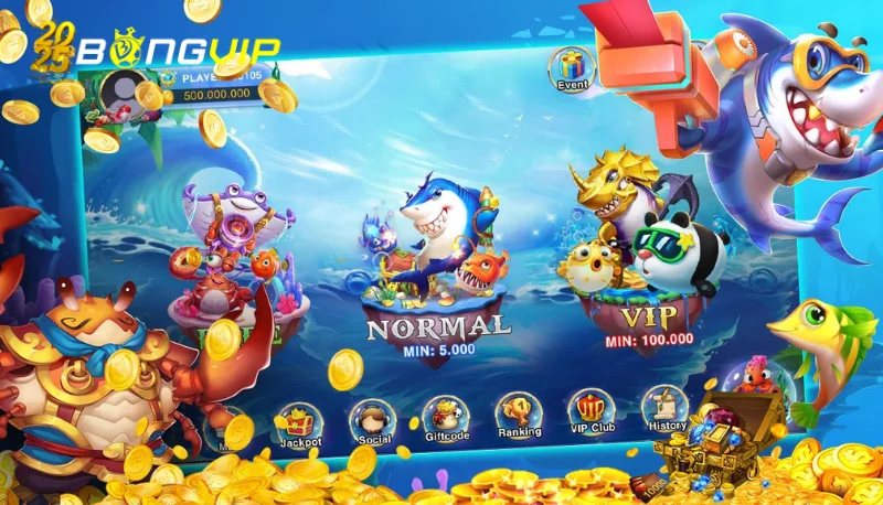 bắn cá Rikvip Giao diện sống động – Yếu tố giữ chân người chơi lâu dài